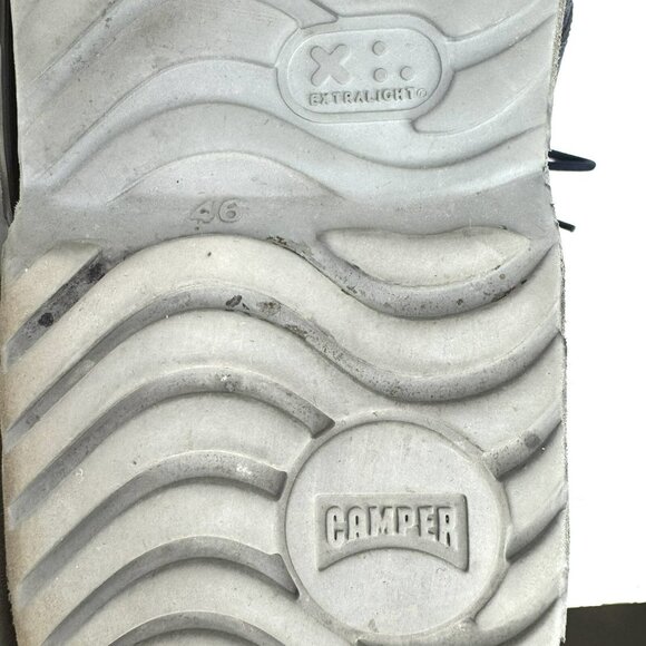 Camper Shoes Mens Size 46 US 13 Chukka Desert Boots Navy Blue Leather - Picture 10 of 10